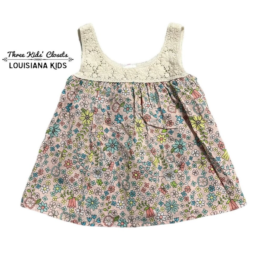 Circo 12m Floral & Lace Blouse